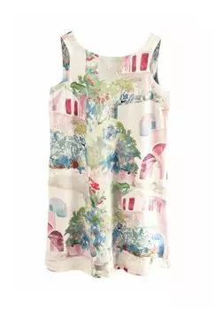 Повседневное платье Next, бежевый