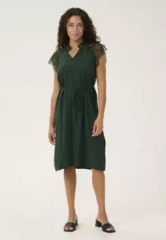 Повседневное платье NOLA Cream, темно-зеленый