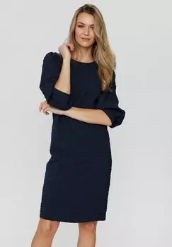 Повседневное платье NUVILJE O-NECK Nmph, цвет dark sapphire