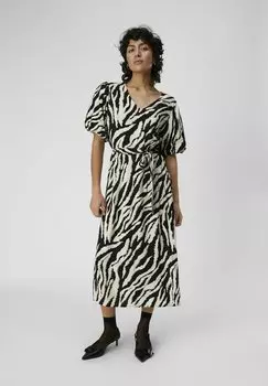 Повседневное платье Object, крем