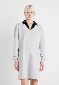 Повседневное платье ONLFEEL VNECK DRESS ONLY, светло-серый