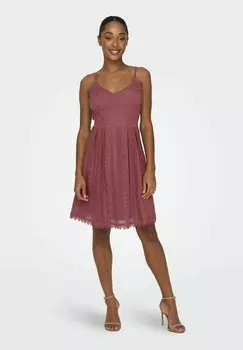 Повседневное платье ONLHELENA SHORT DRESS ONLY, цвет Rose Brown