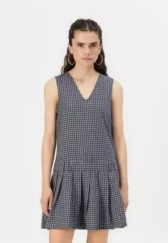 Повседневное платье ONLISADORA V NECK SHORT DRESS ONLY, темно-синий
