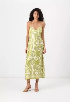 Повседневное платье ONLJANE JANICE LONG DRESS ONLY, зеленый