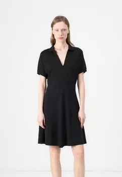 Повседневное платье OPEN DRESS Tommy Hilfiger, черный