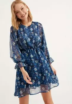 Повседневное платье PATTERNED Herita, синий