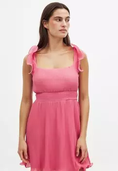 Повседневное платье PLISSE MINI NA-KD, розовый