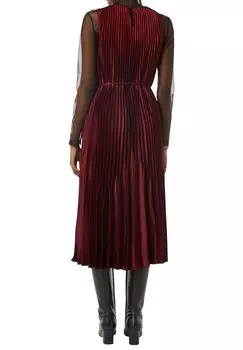 Повседневное платье PLISSEE comma, темно-красный