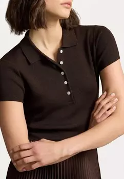 Повседневное платье POLO SWEATER BODICE MIDI DRESS Polo Ralph Lauren, коричневый