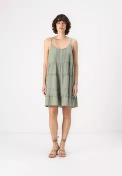 Повседневное платье PRETTY SHORT SINGLET DRESS Vero Moda, зеленый