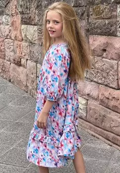 Повседневное платье PRINT Name it, цвет pastel lilac