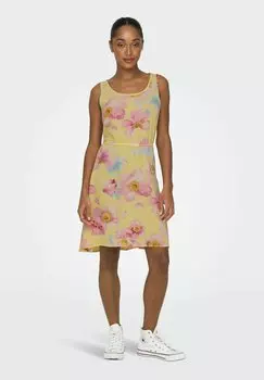 Повседневное платье PRINT ONLY, светло-желтого