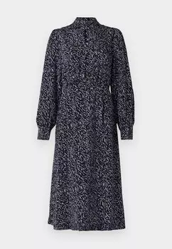 Повседневное платье PRINTED DRESS KARL LAGERFELD, черный