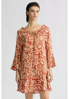 Повседневное платье PRINTED TWILL LIU JO, оранжевый