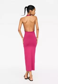 Повседневное платье PULL&BEAR, цвет Berry