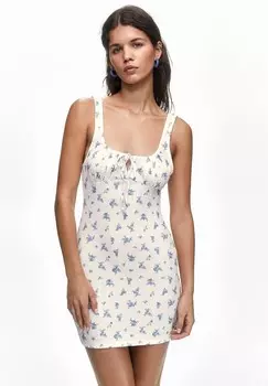 Повседневное платье PULL&BEAR, синий