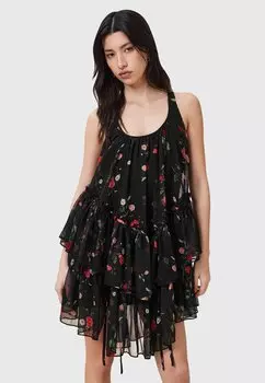 Повседневное платье RACH AllSaints, черный