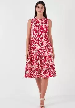 Повседневное платье REGULAR FIT LELA, бургундия