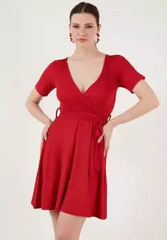 Повседневное платье REGULAR FIT LELA, бургундия