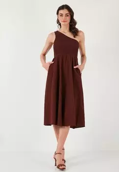 Повседневное платье REGULAR FIT LELA, коричневый