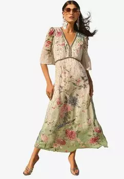 Повседневное платье REGULAR FIT - MIDI Love & Roses, белый