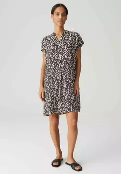 Повседневное платье RELAXED FIT PRINT OPUS, коричневый
