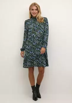 Повседневное платье RIANA AMBER PRINTED Kaffe, цвет blue green flower print