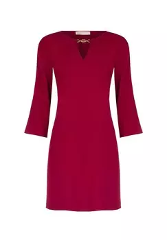 Повседневное платье Rinascimento, темно-красно-пятнистый