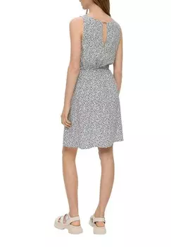 Повседневное платье RMELLOSES MIT CUT-OUT QS, серый