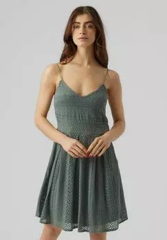 Повседневное платье RMELLOSES Vero Moda, цвет Laurel Wreath