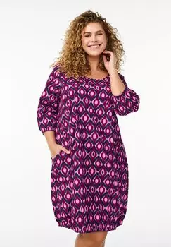 Повседневное платье RMELN UND TASCHEN Zizzi, розовый