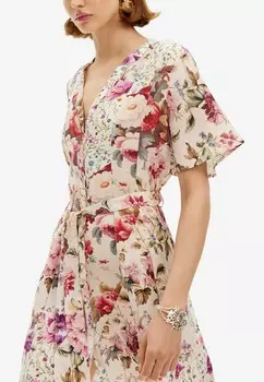 Повседневное платье ROMANTIC FLORAL Desigual, разноцветный