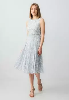 Повседневное платье ROUND NECK SLEEVELESS PLAID PATTERNED Jimmy Key, бежевый