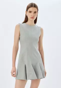 Повседневное платье RUFFLE MINI Koton, серый