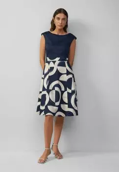 Повседневное платье s.Oliver BLACK LABEL, темно-синий