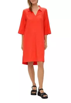 Повседневное платье s.Oliver, оранжевый