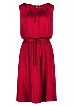 Повседневное платье с поясом Betty & Co, красный