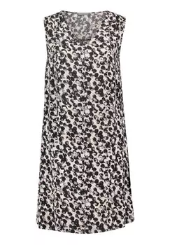 Повседневное платье с принтом Betty & Co, черный