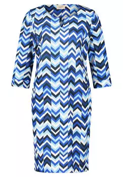 Повседневное платье с узором Cartoon, белый