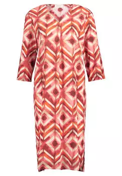 Повседневное платье с узором Cartoon, мультиколор