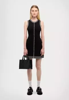 Повседневное платье sandro, черный