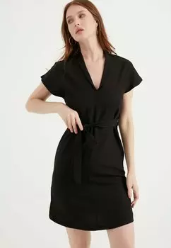 Повседневное платье SASHED Herita, цвет black