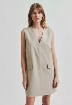 Повседневное платье Second Female, коричневый