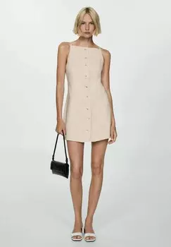 Повседневное платье SHANNON Mango, кремовый