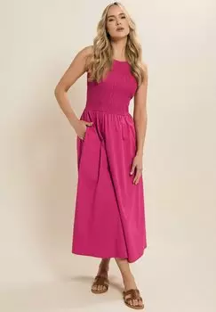 Повседневное платье SHIRRED MIDI Long Tall Sally, розовый