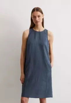 Повседневное платье SHORT LENGTH SHAPE WITH FLARED HEM SEAM POCKETS Marc O'Polo, темно-синий