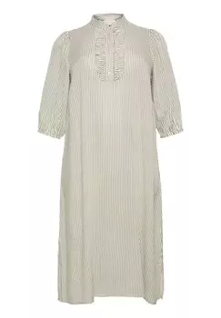 Повседневное платье SIDSE Kaffe Curve, белый