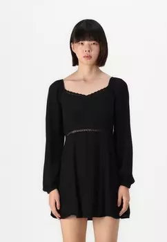 Повседневное платье SIMPLE MINI DRESS American Eagle, черный
