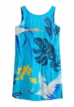 Повседневное платье SLEEVELESS SCOOP BACK MINI Next, синий