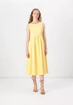 Повседневное платье SLFLEONORA MIDI DRESS Selected Femme, желтый